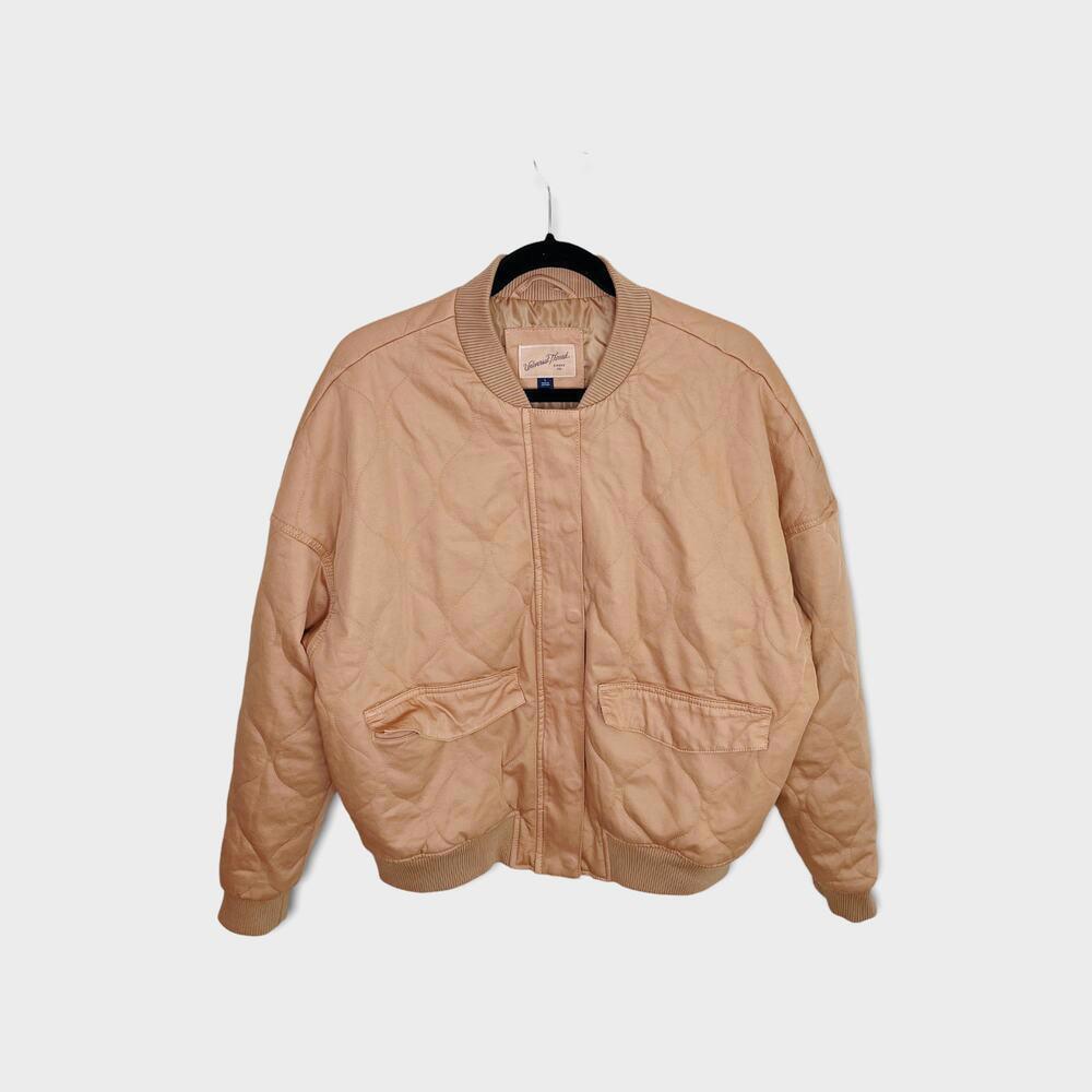 Universal Thread Quilted Utility Lined Bomber Jac… - image 1